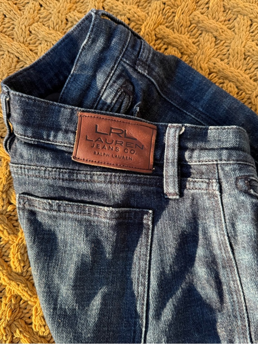 Lauren Ralph Lauren Jeans Women's Size 6 Classic Straight Dark Wash Front Pocket